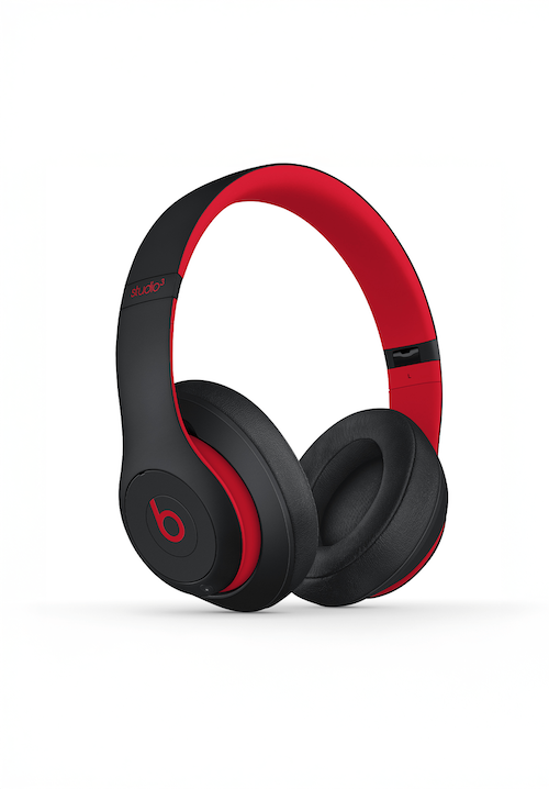 Headphones product in studio before Instant Photoshoot