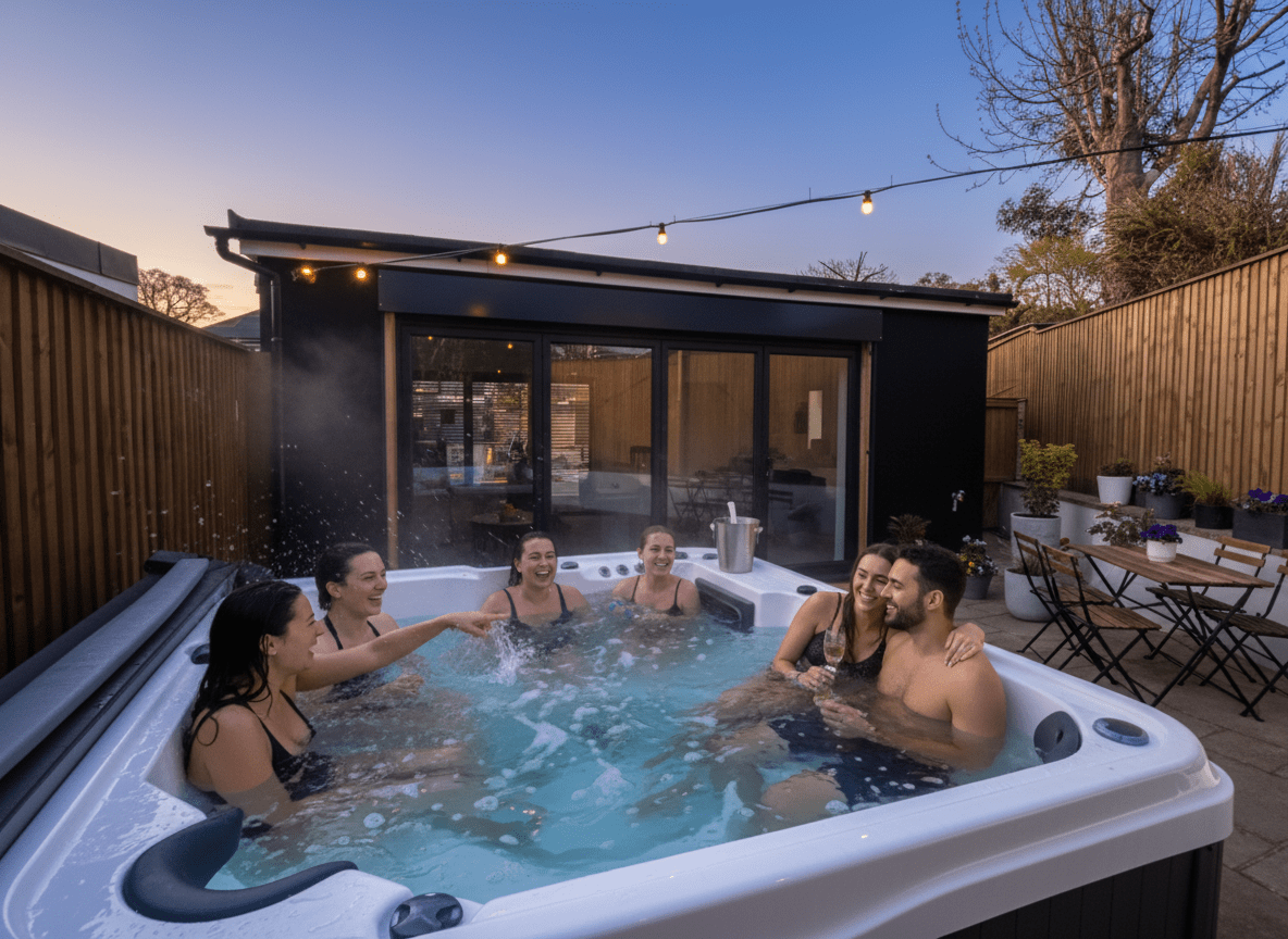 Airbnb listing with AI-generated guests